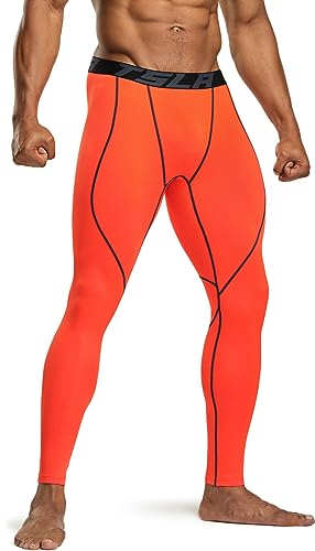 41JHgxrfL5L.jpg Men's Thermal Compression Pants, Athletic Sports Leggings & Running Tights, Wintergear Base Layer Bottoms