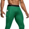 Men's Compression Pants, Cool Dry Athletic Workout Running Leggings Tights with Pockets