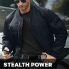 Men's Casual Bomber Jacket, Outdoor Fall/Winter Zip-Up Windbreaker, Water Resistant Padded MA-1 Flight Jacket with Pocket