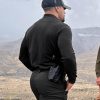Men's Polo Shirt, Long Sleeve Tactical Shirts, Outdoor UPF 50+ Pique Shirt, Dry Fit Lightweight Golf Shirts