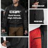 Men's Casual Bomber Jacket, Outdoor Fall/Winter Zip-Up Windbreaker, Water Resistant Padded MA-1 Flight Jacket with Pocket