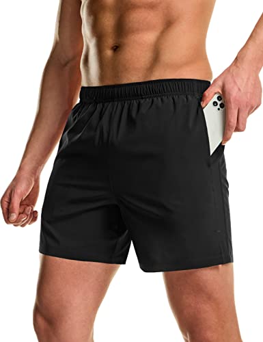 41P8VBv78rL.jpg Men's Active Running Shorts, Training Exercise Workout Shorts, Quick Dry Gym Athletic Performance Shorts with Pockets