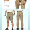 Men's Convertible Hiking Pants Waterproof Quick Dry Zip-Off Lightweight Tactical Multi-Pocket Outdoor Fishing Safari Trousers