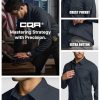 Men's Long Sleeve Tactical Shirts, Ripstop Military Work Shirts, UPF 50+ Breathable Button Down Outdoor Hiking Shirt