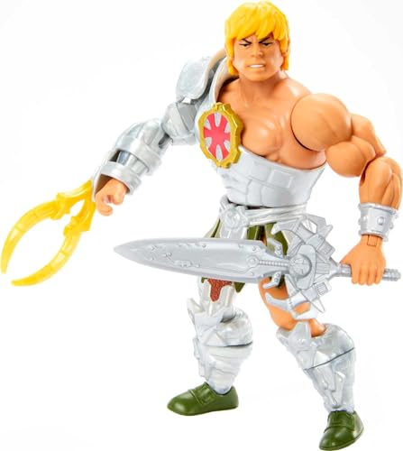 41QSy5BKl4L.jpg Origins Action Figure & Accessory, Rise of Snake Men Armor He-Man & Mini Comic Book, 5.5 inch