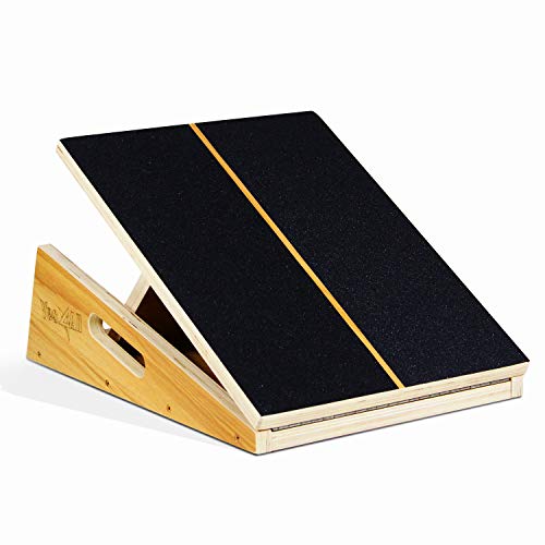 Professional Incline Board, Slant Board Calf Stretching, Squat Wedge and Anti-Slip Surface, Portable Side Handle