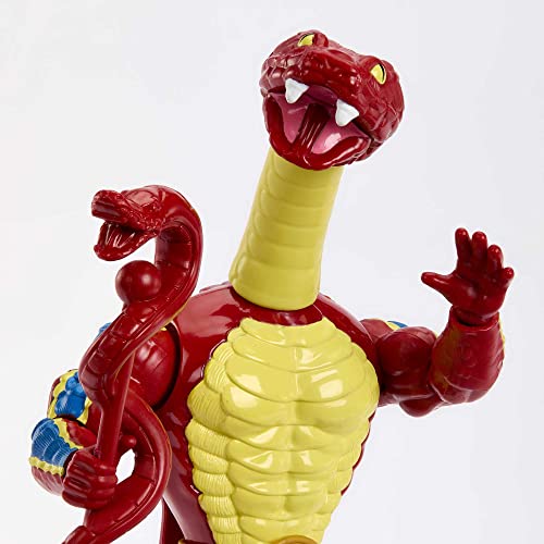 Origins Action Figure & Accessory, Rise of Snake Men Rattlor, Articulation & Mini Comic Book, 5.5 inch