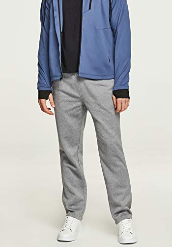 Men's Fleece Hiking Sweatpants, Thermal Regular Fit Sports Athletic Pants, Running Pants with Pockets