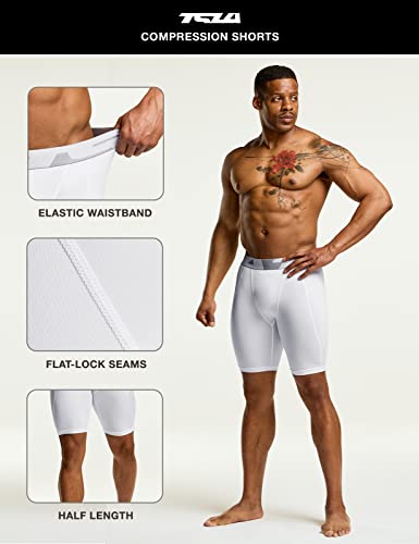 Men's Athletic Compression Shorts, Sports Performance Active Cool Dry Running Tights