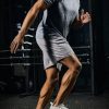 41a5texcz0L.jpg Men's Active Running Shorts, Training Exercise Workout Shorts, Quick Dry Gym Athletic Performance Shorts with Pockets