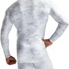 41aiEG5wcTL.jpg Men's UPF 50+ Mock Long Sleeve Compression Shirts, Athletic Workout Shirt, Base Layer for Water Sports