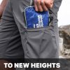 Men's Quick Dry Stretch Hiking Cargo Shorts, Lightweight Water Resistant Tactical Casual, Golf & Outdoor with Pockets