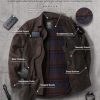 41dgCIzWGLL.jpg Men's Flannel Lined Shirt Jackets, Long Sleeved Rugged Plaid Cotton Brushed Suede Shirt Jacket