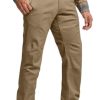 41eRBOSAGrL.jpg Men's Motion Utility Casual Pants, Regular Fit Lightweight Work Pants, Water Resistant Outdoor Stretch Pants with Pockets
