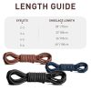 Waxed Shoe Laces for Cole Haan Business Oxford Boots, 3/32"(2.5mm) Dress Mens Chukka Shoelaces Replacement Strings