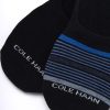 Mens No Show Socks - 2 Pack Breathable Cotton Invisible Liner Low Cut Socks for Men with Heel Grip (Sizes: 7-12)
