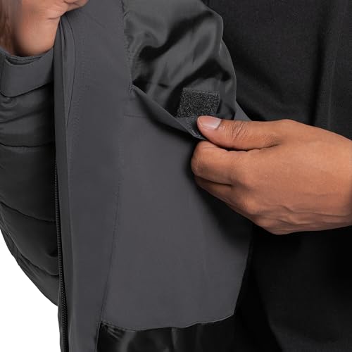 41mGbJFEHwL.jpg Men's Mock Neck Quilted Jacket