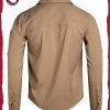 41mWpiQhBaL.jpg Men's Button Down Shirt - Breathable Mesh Lined Casual Ripstop Long and Short Sleeve Shirt (Sizes: S-XXL)