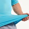 41mZ21XcY1L.jpg Men's Rash Guard Swim Shirts, UPF 50+ Quick Dry Mid/Short Sleeve Swimming Shirt, UV/SPF Water Surf Shirts