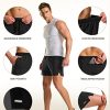 41nmDoIPIQL.jpg Men's Active Running Shorts, Training Exercise Workout Shorts, Quick Dry Gym Athletic Performance Shorts with Pockets