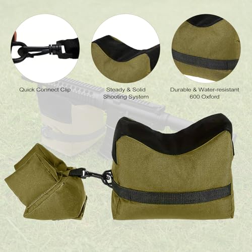 41oiqAL9RFL.jpg Shooting Rest Bag, Durable and Waterproof Rest Front & Rear Support Sandbag Stand Holders for Rifle Hunting Photography