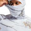 Men's Long Sleeve Workout Shirts Hoodie with Mask, UPF 50+ Cool Dry Fit Sports Compression Shirts