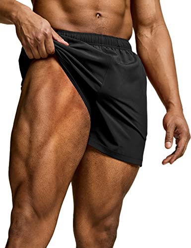 41s-5z0sqnL.jpg Men's Active Running Shorts, Training Exercise Workout Shorts, Quick Dry Gym Athletic Performance Shorts with Pockets