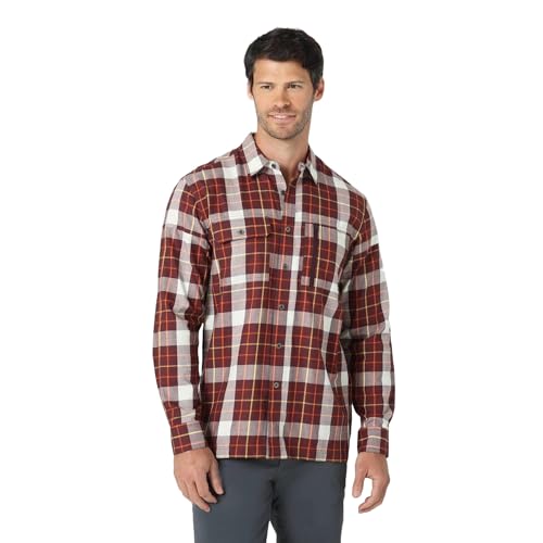 Men's Regular Fit ATG Plaid Long Sleeve Button-Down Shirt -