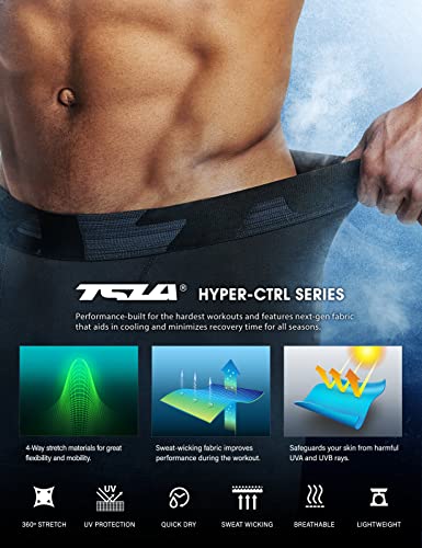 Men's Compression Pants - Cool Dry Athletic Sports Workout Running Tights Leggings Baselayer