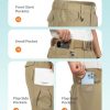 Men's Convertible Hiking Pants Waterproof Quick Dry Zip-Off Lightweight Tactical Multi-Pocket Outdoor Fishing Safari Trousers