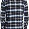 41tq-SsQOL.jpg Men's 100% Cotton Plaid Flannel Shirt, Long Sleeve Shirt Jackets, Casual Outdoor Jacket with Pockets