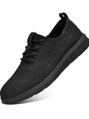 Men's Dress Oxfords Casual Walking Shoes Lightweight Mesh Business Work Sneakers Tennis Footwear