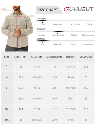 41w1BZR5XqL.jpg Men's Sun Protection Fishing Shirts Lightweight Long Sleeve UPF 50+ Travel Work Hiking Shirts with Pockets
