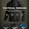 Men's Combat Shirt Tactical 1/4 Zip Long Sleeve Military BDU Shirts Camo EDC Top with Pockets