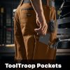 Men's Quick Dry Work Pants, Water Resistant Outdoor Tactical Pants, Lightweight Stretch Cargo Hiking Pants