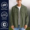 41ywyupgzXL.jpg Fishing Shirt for Men, Long Sleeve Shirt Quick Dry Fit, Tactical Shirt Button Up, Work Shirt Lightweight Safari
