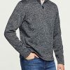 51-wewCUqtL.jpg Men's Quarter Zip Thermal Fleece Lined Sweater, Winter Lightweight Soft Pullover Collar Sweatshirt
