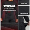 Men's Thermal Long Sleeve Compression Shirts, Athletic Base Layer Top, Winter Gear Running T-Shirt