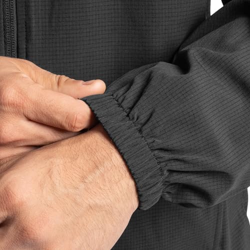 Men's Flex Ventilated Full Zip Windbreaker Hiking Jacket