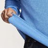 515yzuNwNL.jpg Men's Quarter Zip Thermal Fleece Lined Sweater, Winter Lightweight Soft Pullover Collar Sweatshirt