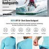 519DQdNG3HL.jpg Men's Rash Guard Swim Shirts, UPF 50+ Quick Dry Mid/Short Sleeve Swimming Shirt, UV/SPF Water Surf Shirts