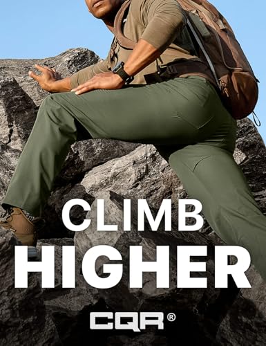 519s9XSfbxL.jpg Men's Quick Dry Tactical Pants, Water Resistant Outdoor Pants, Lightweight Stretch Cargo Work Hiking Pants