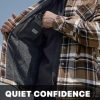 51CPXY1kWuL.jpg Men's Plaid Flannel Shirt Jacket, Long Sleeve Soft Warm Sherpa/Quilted Lined Jacket, Outdoor Button Up/Zip-Front Jacket