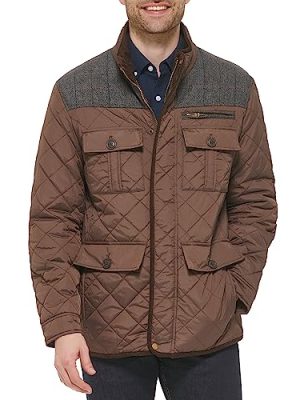 Men's Diamond Quilted Jacket