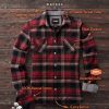 51HTbxoErAL.jpg Women's Plaid Flannel Shirt Long Sleeve, All-Cotton Soft Brushed Casual Button Down Shirts