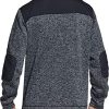 51OqelUOnwL.jpg Men's Thermal Fleece Half Zip Pullover, Winter Outdoor Warm Sweater, Lightweight Long Sleeve Sweatshirt