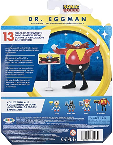 51Qaq97ZCUL.jpg 4-Inch Action Figure Classic Eggman with Goal Plate Collectible Toy