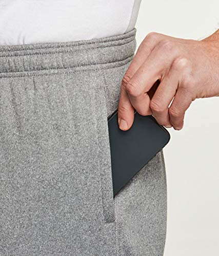 Men's Fleece Hiking Sweatpants, Thermal Regular Fit Sports Athletic Pants, Running Pants with Pockets