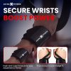 Weightlifting Wrist Wraps (IPF Graded) 18" Professional Quality Wrist Support with Heavy Duty Thumb Loop - Best Wrap for