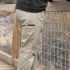 Men's Vent Stretch Pants, Quick Dry Lightweight Casual Cargo Pants, Water Resistant Straight-Fit Utility Work Pants